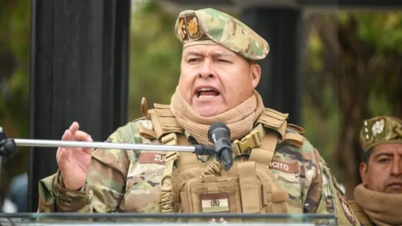Comandante Zuñiga declara intención de liberar a presos políticos en medio de intento golpista en Bolivia