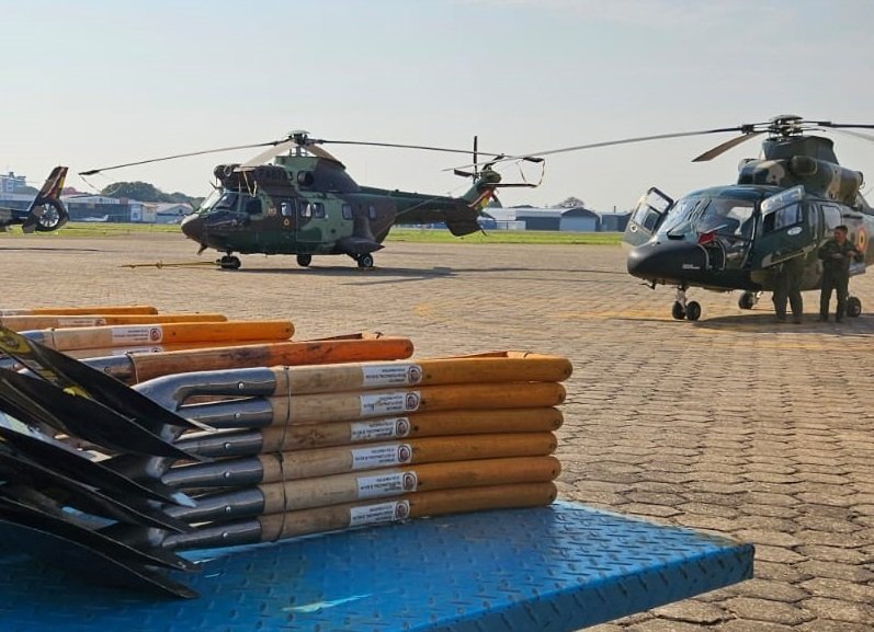 La Fuerza aérea boliviana inicia patrullajes aéreos para prevenir y controlar incendios en Cochabamba