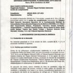 Tribunal Constitucional respalda el liderazgo de Grover García y anula amparo de “evistas”