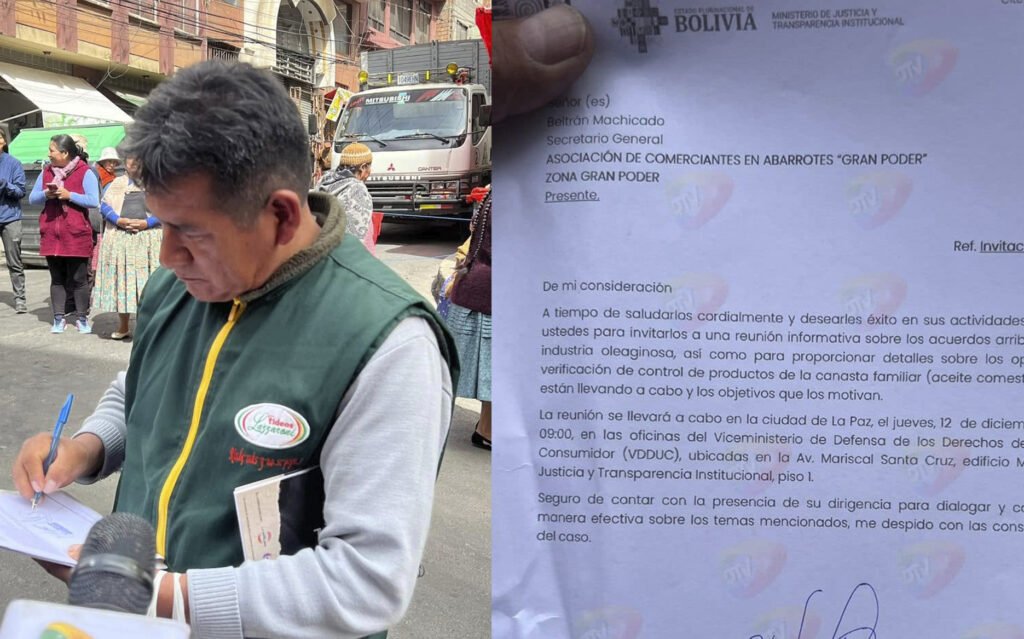 Gobierno convoca a comerciantes de abarrotes a dialogar este jueves