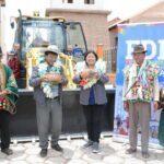 Gobierno impulsa la producción de camélidos en Corque con maquinaria pesada por Bs 1,6 millones