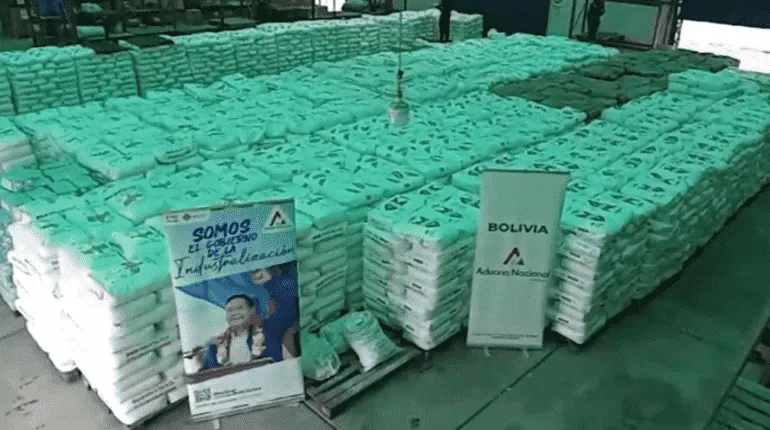 Aduana decomisa 104 toneladas de harina de contrabando en Yacuiba