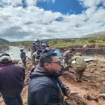 Arce moviliza Fuerzas Armadas para auxiliar a damnificados por desborde del lago Kenko