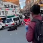 Aprehenden a conductor que atropelló a un funcionario durante un control de pasajes en La Paz