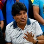 Evo admite que no está en la marcha y que Ponciano Santos fue detenido