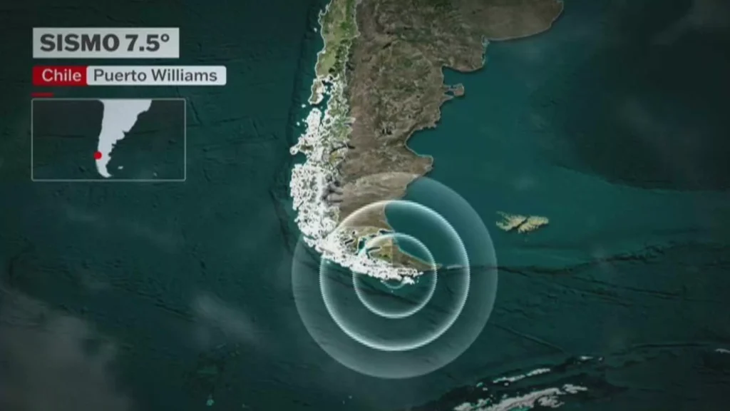 Sismo de 7.5 puntos sacude el sur de Chile: hay riesgo de tsunami