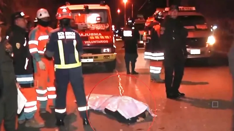 Hallan un hombre sin vida y tirado en plena vía pública en la Curva de Holguín en La Paz