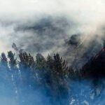 Bomberos forestales controlan incendio en Colomi y salvan 30 hectáreas de bosque