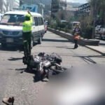 Motociclista muere arrollado por camión en la avenida Montes de La Paz