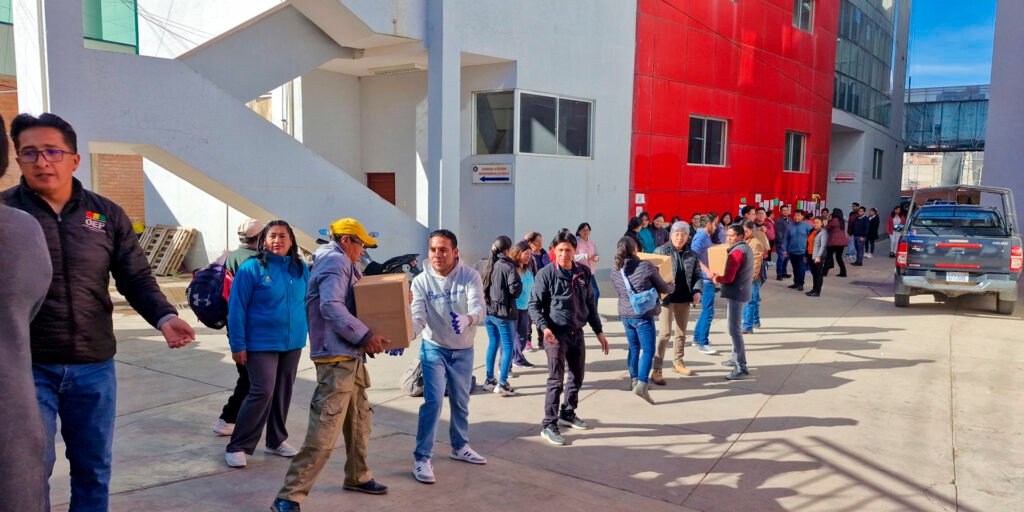 Potosí recibe material electoral para la segunda vuelta